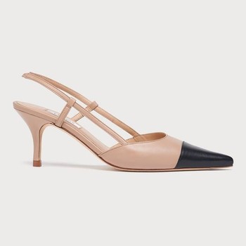 Vlogo Signature Calfskin Slingback Pump from Valentino