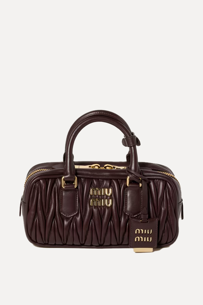 Arcadie Matelasse Nappa Leather Bag from Miu Miu