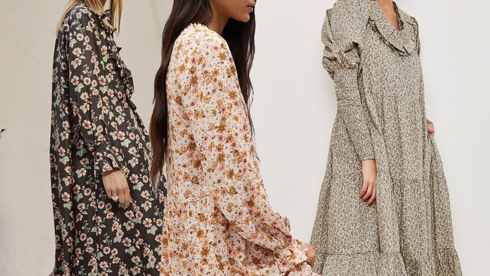33 Long-Sleeve Floral Midi Dresses To Wear This Spring | SheerLuxe