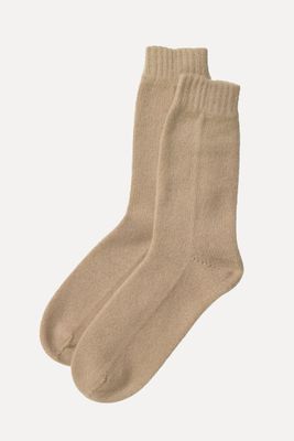 Cashmere Bed Socks from Joshua Ellis