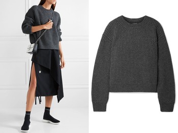 Oversized Ribbed Wool Sweater from Acne Studios