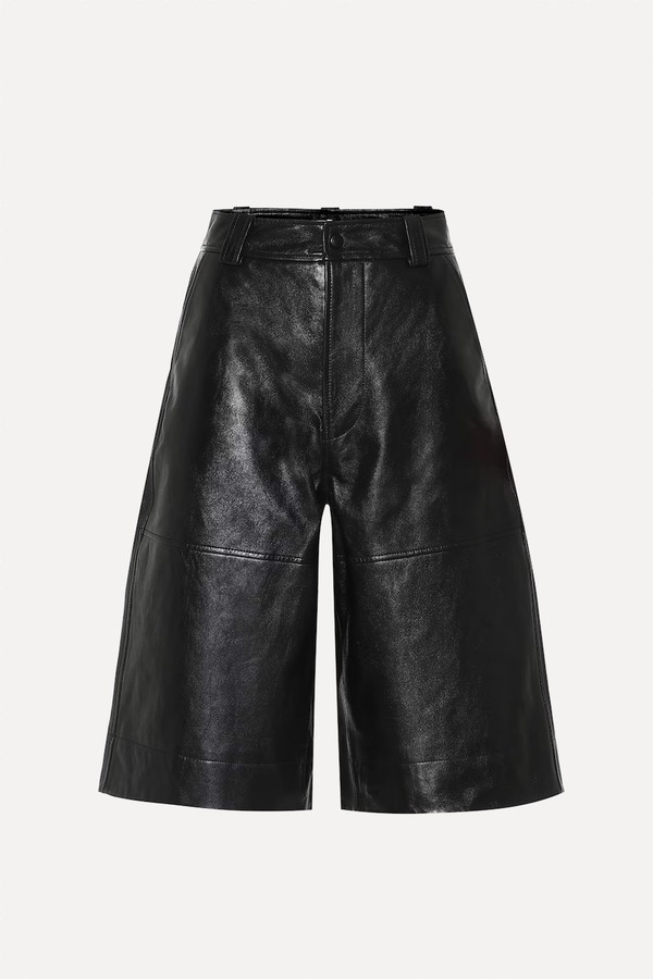Leather Shorts, £315 (were £525) | Ganni 