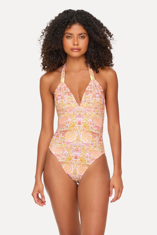 Oscars Palace Slider Halterneck Swimsuit