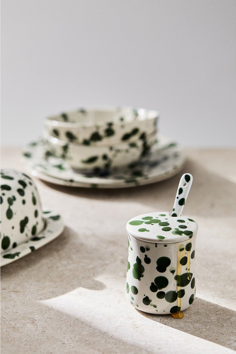 Patterned Stoneware Jar from H&M