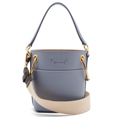 Roy Mini Leather Bucket Bag from Chloe