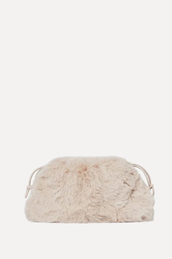 Cavatelli Mini Clutch Fur Effect Bag from COS