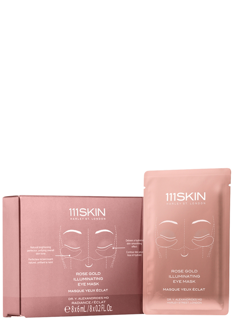 Rose Gold Illuminating Eye Mask Box from 111Skin