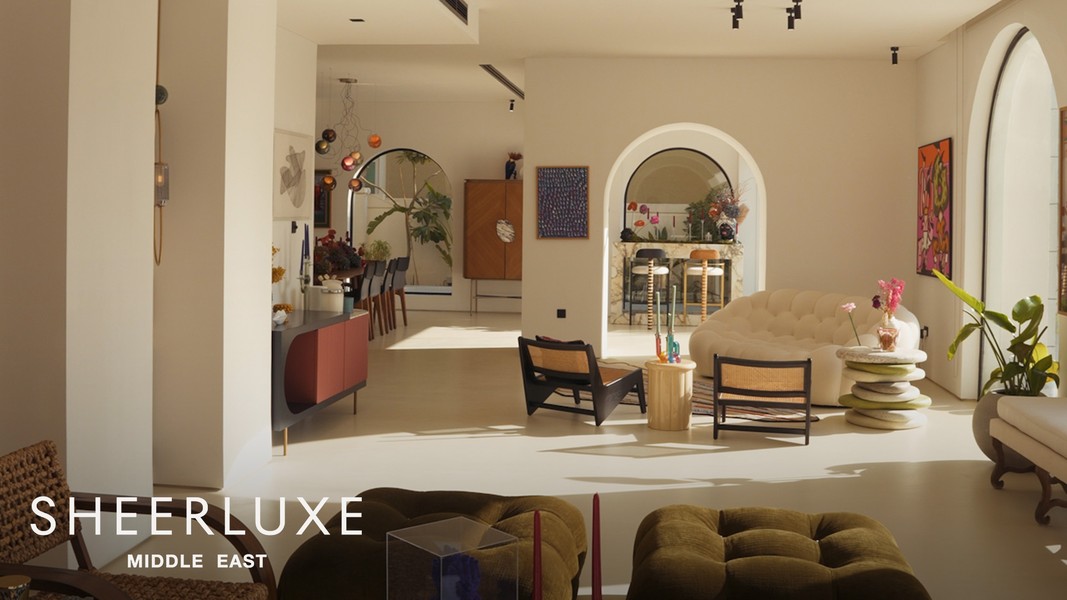  Inside A Modern Dubai Home: Middle Eastern Art, Custom Furniture & Murano Lights | Home Tour