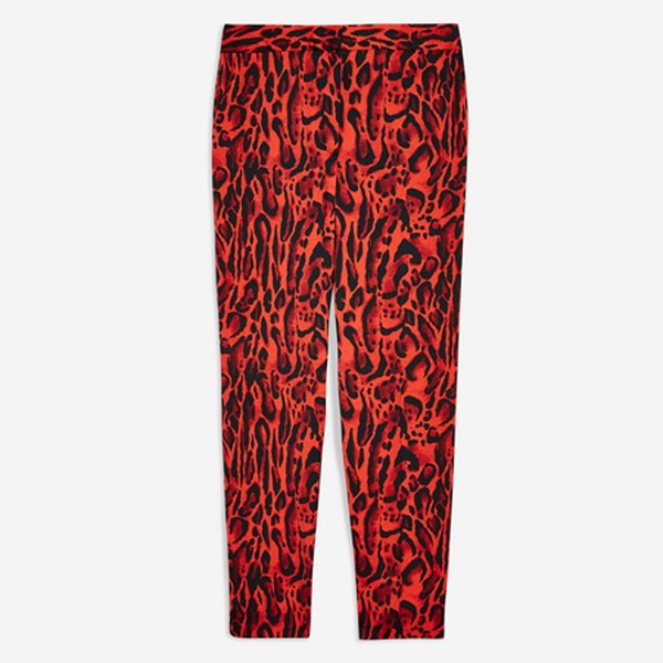 Leopard Suit Trousers from Topshop