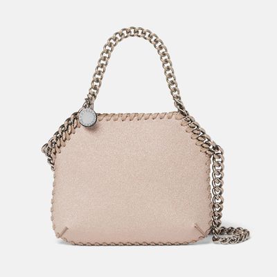 Falabella Glitter Mini Shoulder Bag from Stella McCartney
