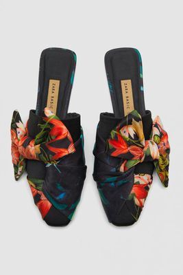 Floral Mules from Zara