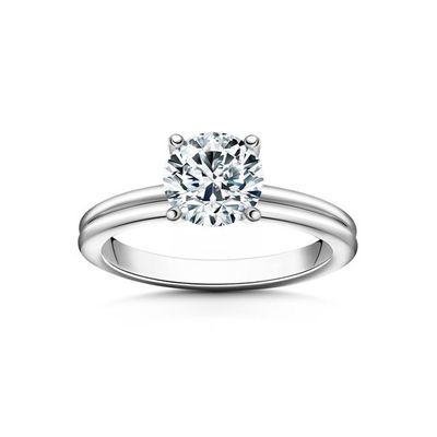 Tandem Solitaire Engagement Ring
