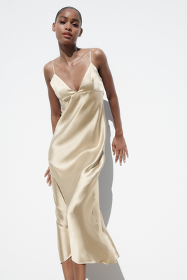 Satin Slip Dress from Zara