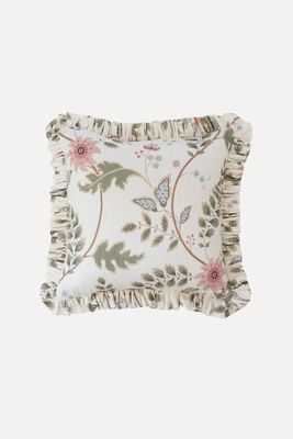 Floral Trail Cushion Square Delicate from Salvesen Graham