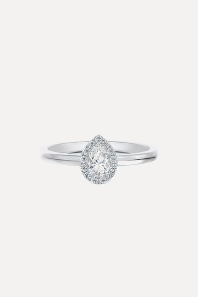 Aura Pear-Shaped Diamond Ring