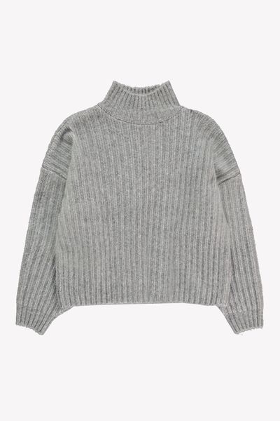 Ultimate Cocoon Turtle Jumper Grey