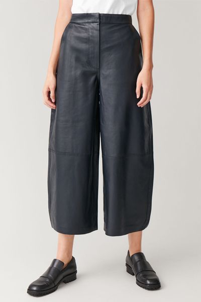 Rounded Leather Trousers from COS