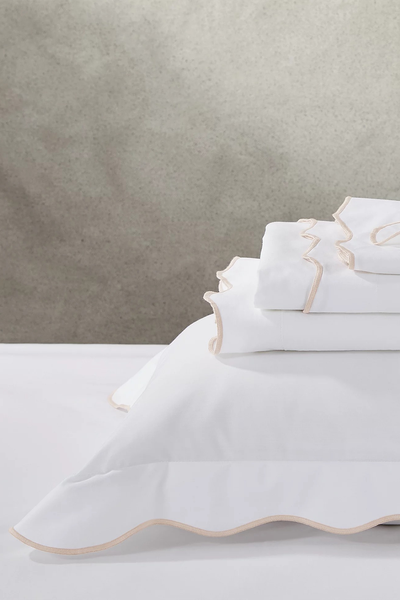 Scallop Edge Bed Linen Collection from The White Company