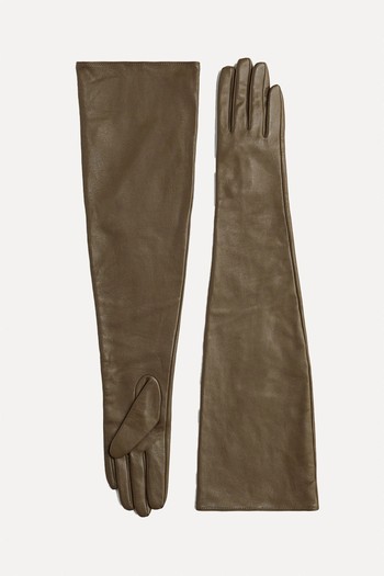 Long Leather Gloves from H&M