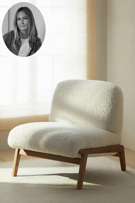 Upholstered Bouclé Wool Armchair, £319.99 | Zara