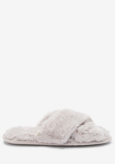 Recycled Faux Fur Slider Slippers from Next