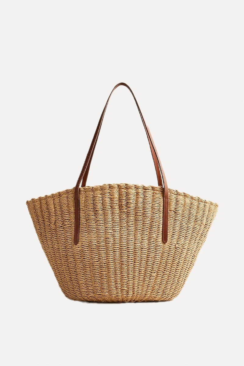 Como Woven Straw Tote from J.CREW