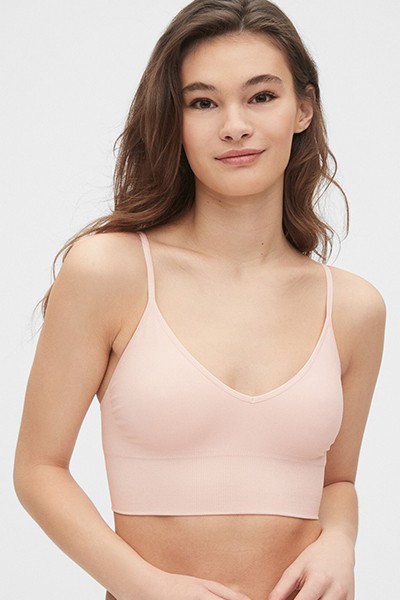 Plunge Seamless Bralette from GAP