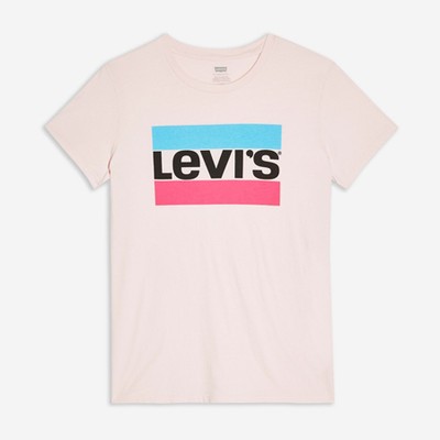 Rose Pink Sports Logo Perfect T-Shirt from Levi's