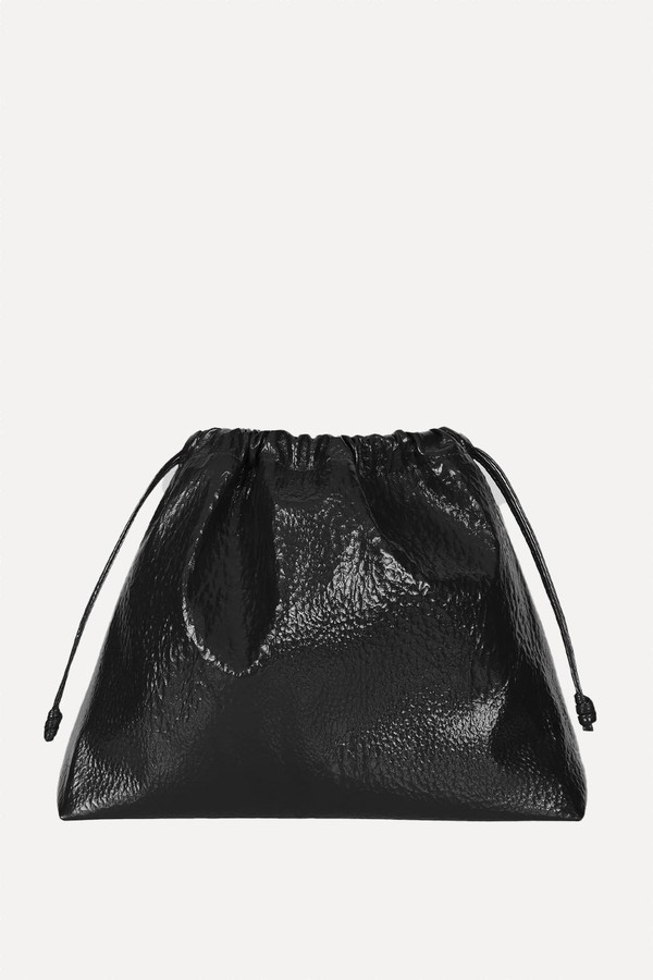 x from  Morgan Crackled Faux Leather Large Pouch, €175 | The Frankie Shop