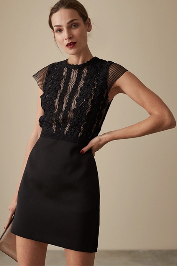 Veriana Lace Bodice Dress