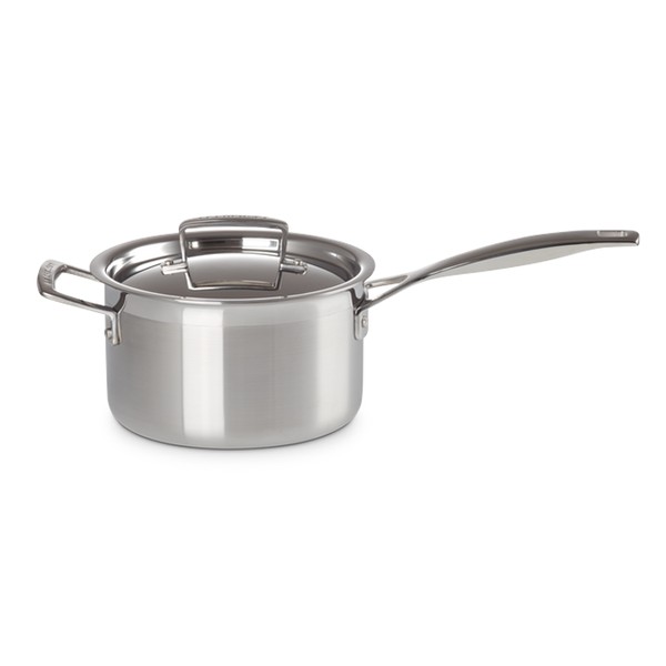 3-ply Stainless Steel Saucepan with Lid