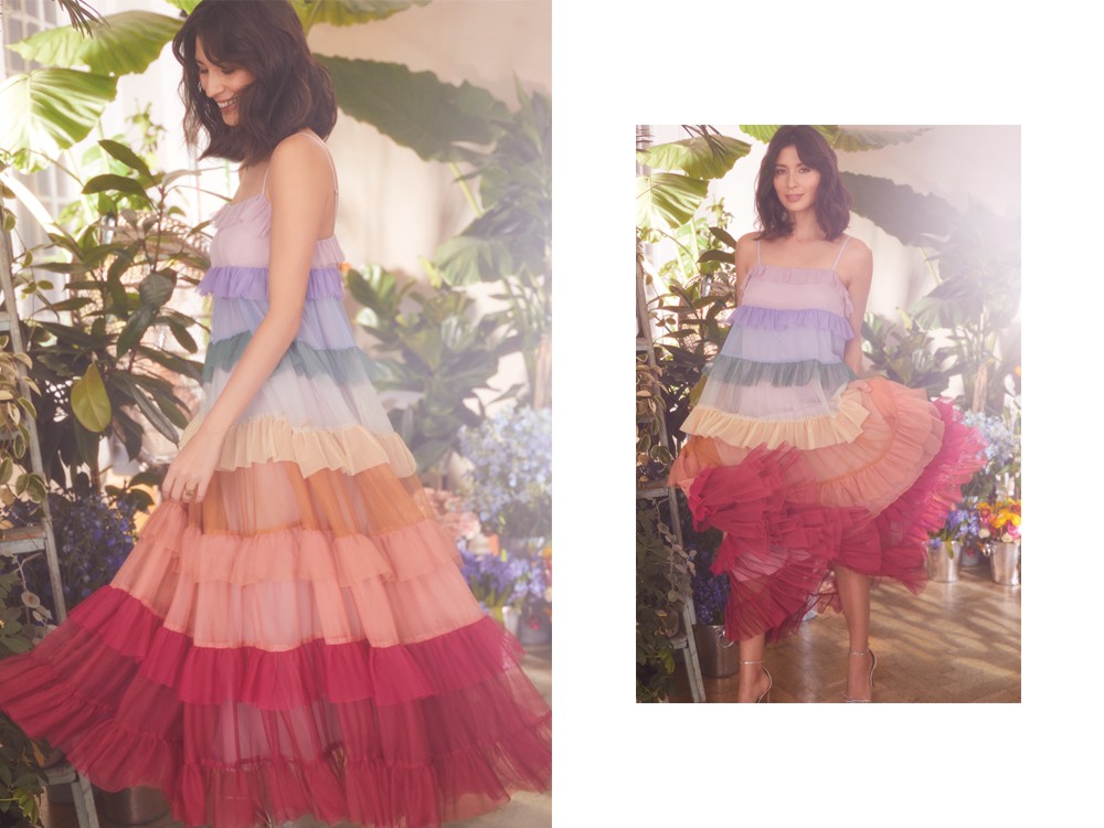 Chakra Ruffle Sun Dress, £285