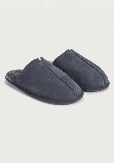 Men’s Suede Mule Slippers