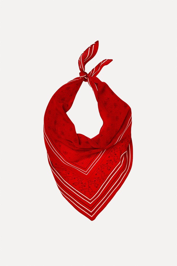 Essential Silky Triangle Bandana from Free People
