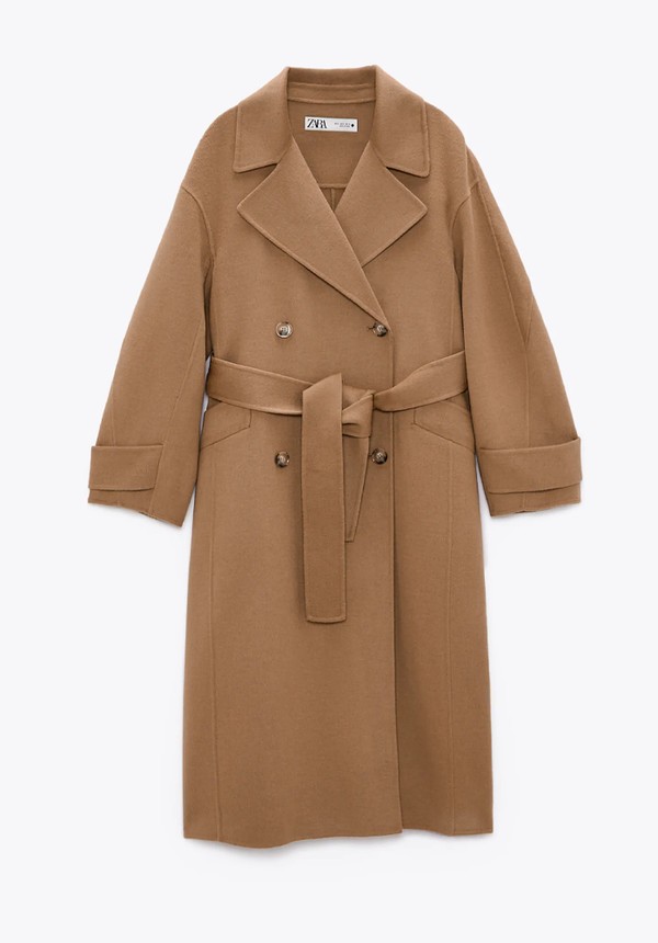 Oversized Coat With Wool from Zara