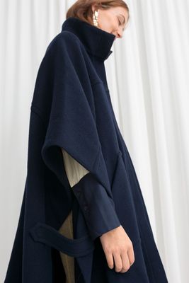 Wool Blend Workwear Cape from & Other Stories 