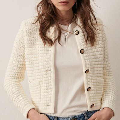 Lucky Brand women's diamond pattern open cardigan sweater XS/S – Makenna's  Threads