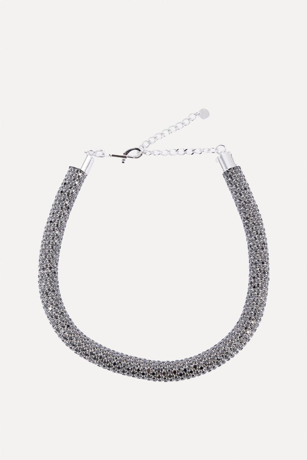 Crystal-Embellished Choker from Self Portrait