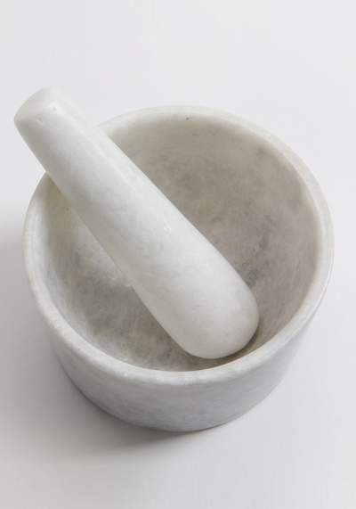 Mandalay Marble Pestle & Mortar from Kalinko