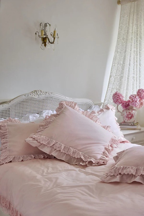 Broderie Anglaise Ruffle Count Pillowcases Set of 2 from Rachel Ashwell®