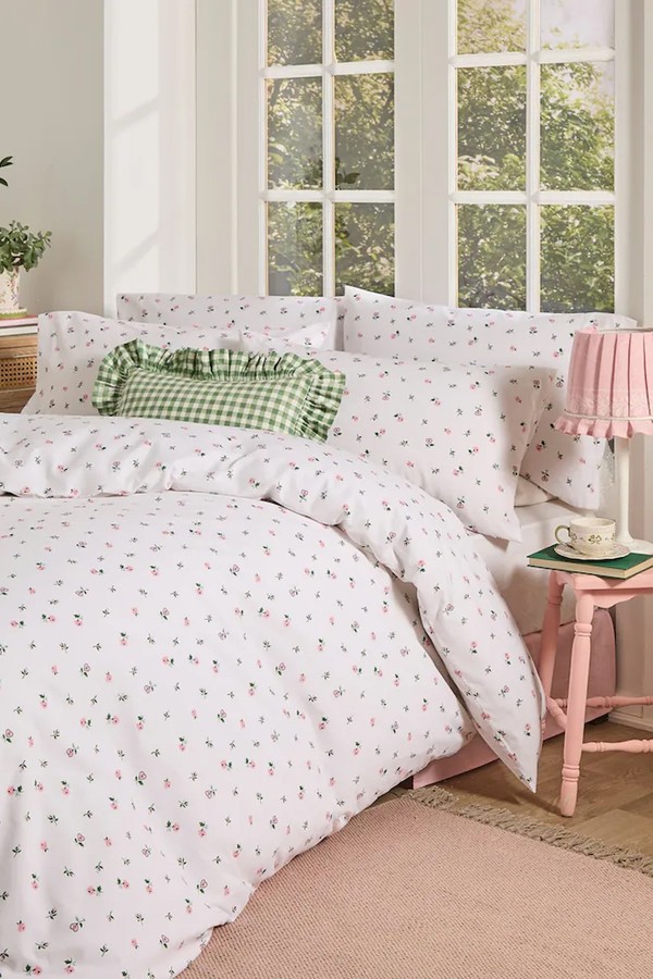 Lace Ditsy 100% Cotton Duvet Cover & Pillowcase Set from Cath Kidston