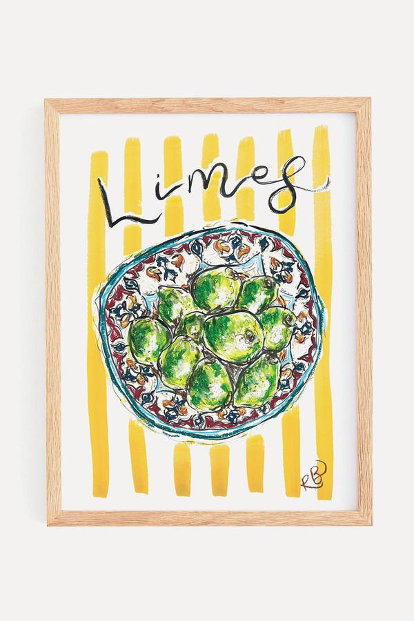 Limes In Morocco Limited Edition Print from Rachel Bottomley