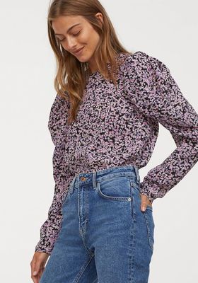 Puff-Sleeved Blouse from H&M