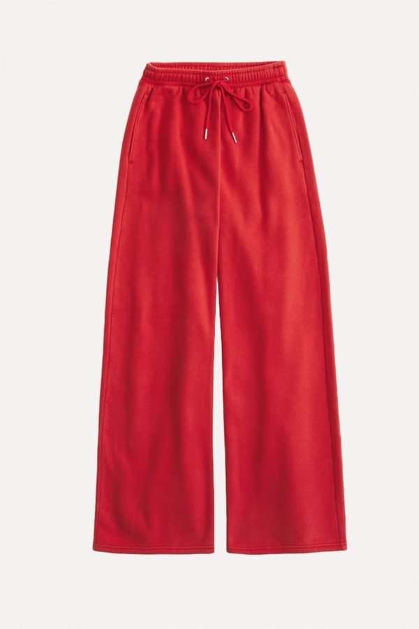 High Rise Sunday Wide Leg Sweatpants from Abercrombie & Fitch