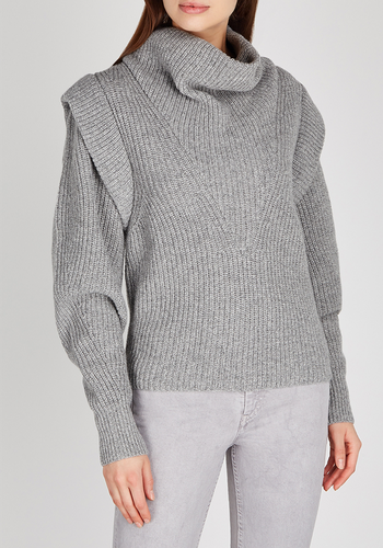 Poppy Grey Cashmere Blend Jumper from Isabel Marant