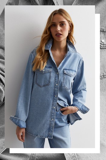  Denim Long Sleeve Shirt