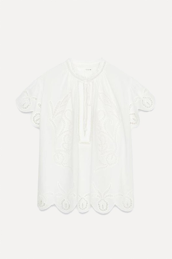 Embroidered Top