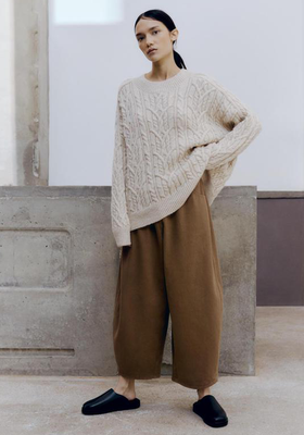 Ecowool Cable Sweater from Monica Cordera