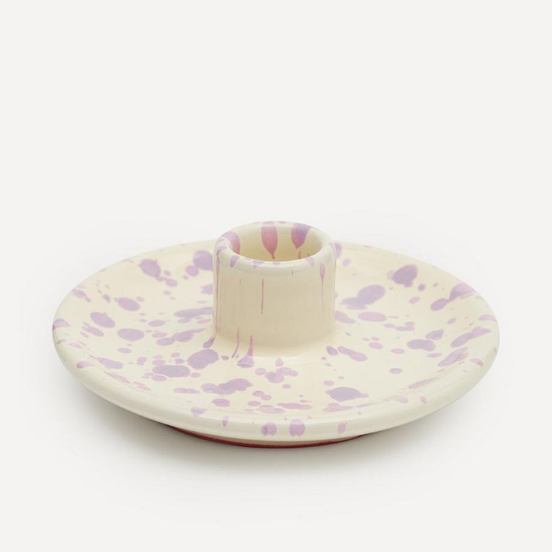 Lilac Candle Holder from Hot Pottery