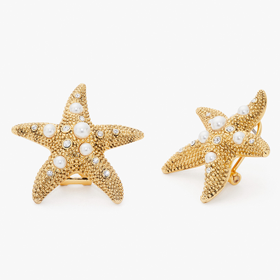 Sea Star Gold-Plated Stud Earrings from Kate Spade